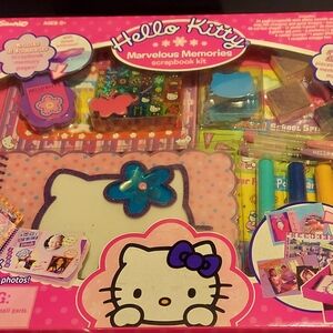 Hello Kitty Creative Scrapbook Kit - Pink and Blue
